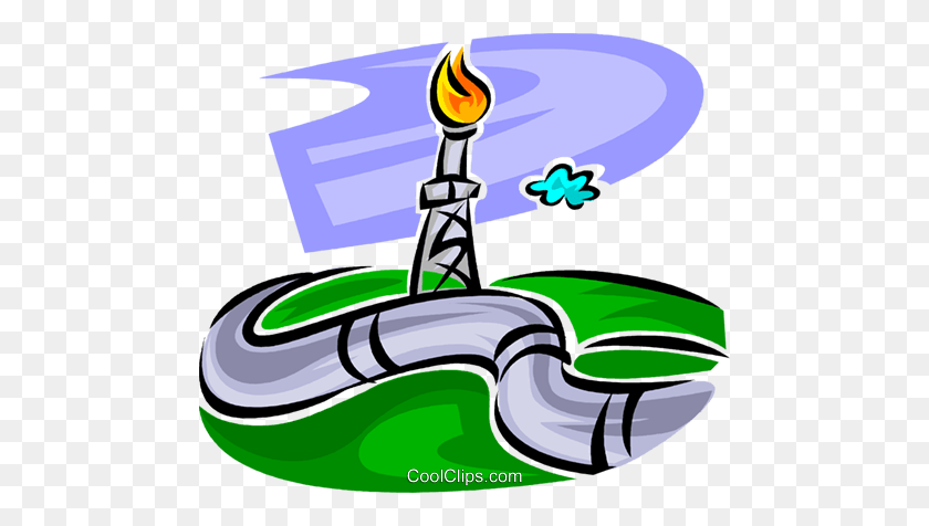 480x416 Pipelines Royalty Free Vector Clip Art Illustration - Pipeline Clipart