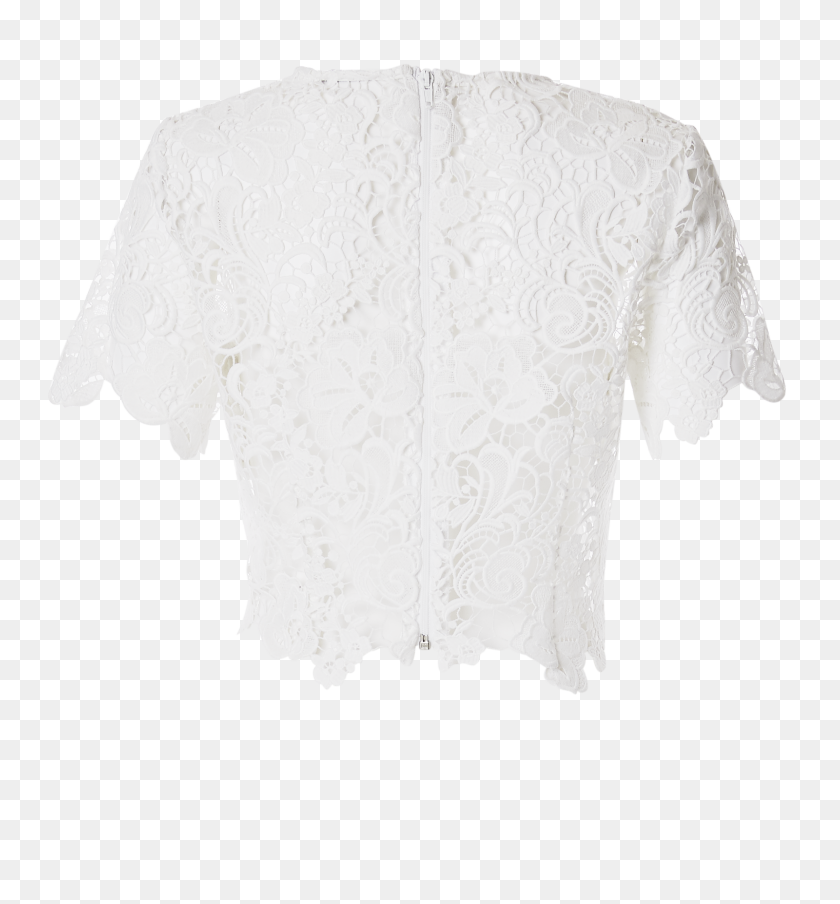 1600x1733 Piq Top Anina Ivory Guipurelace B - White Lace PNG