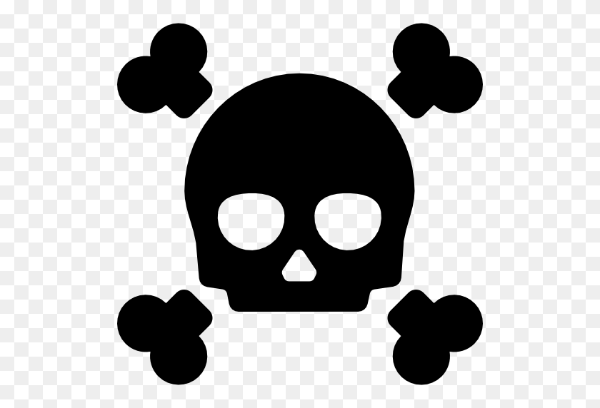 512x512 Пиратство, Медицина, Смерть, Яд, Пират, Значок Черепа - Пиратский Череп Png