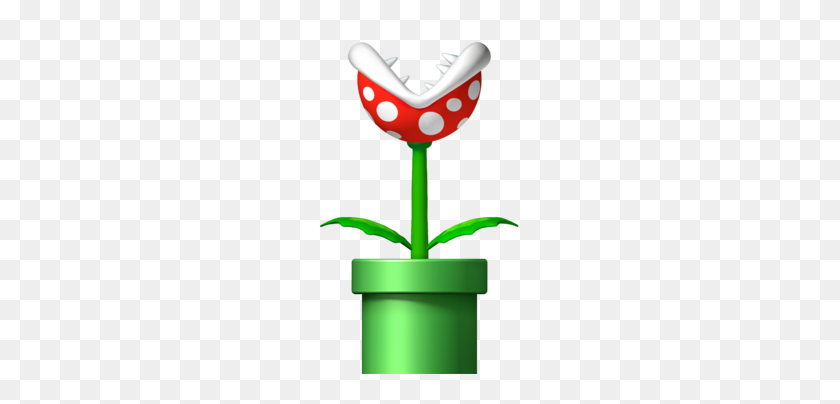 200x344 Растение Пиранья - Супер Марио 64 Png