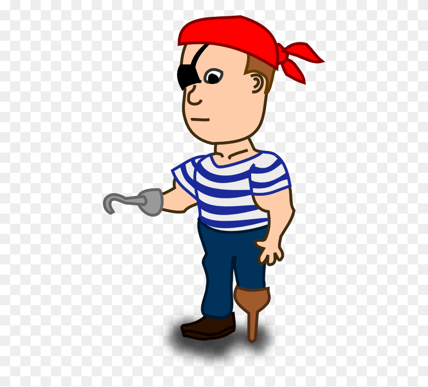 436x701 Pirate Clipart And Animations - Pirate Hat Clipart