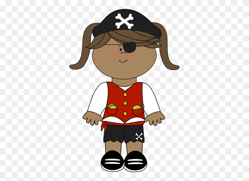 371x550 Imprimibles De Niña Pirata Para Niños Clipart De Piratas - Clipart De Niña Pirata