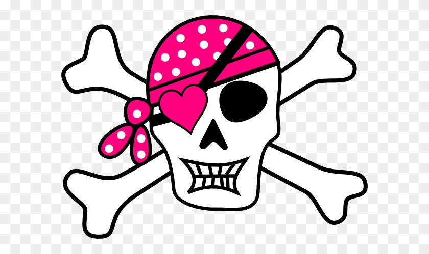 600x439 Pirate Graphics For Free Pirate Cross Bones Clipart - Pirate Skull Clipart