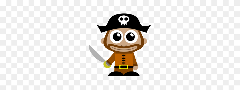 256x256 Pirate Icon People Iconset Martin Berube - Pirate Flag PNG
