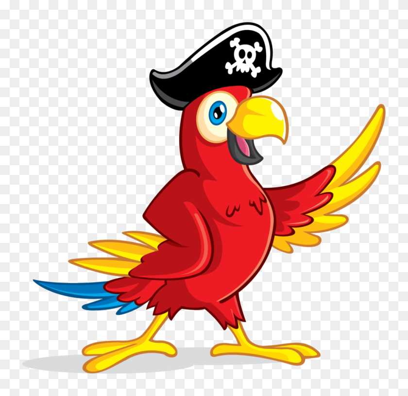 1024x992 Pirate Parrot Png Transparent Image Vector, Clipart - Pirate PNG