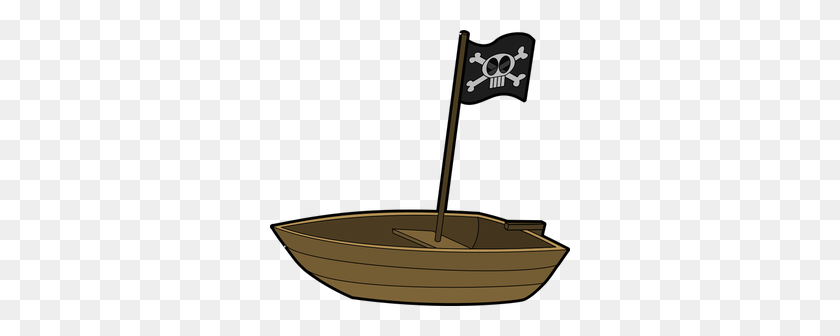 300x276 Пиратский Корабль Силуэт Картинки - Пиратский Корабль Клипарт Черный И Белый