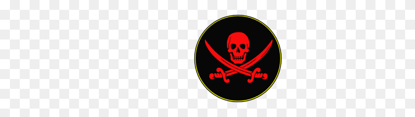 300x177 Пиратский Череп И Мечи Слова Клипарт - Пиратский Череп Png