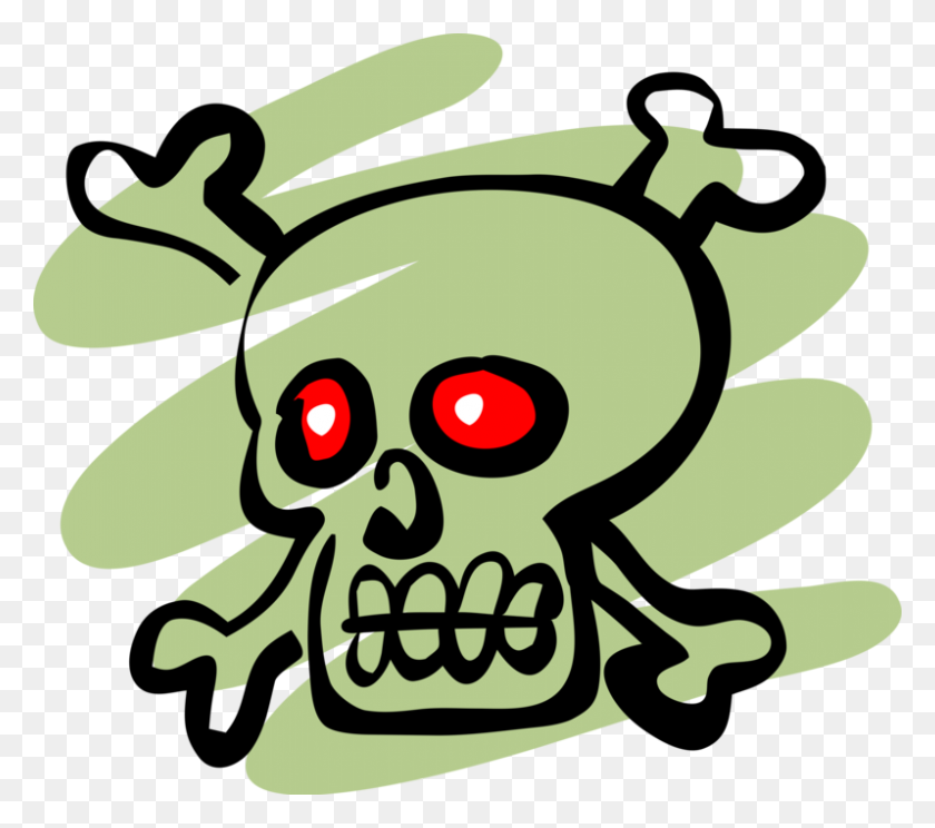798x700 Calavera Pirata Bandera Pirata - Calavera Pirata Png