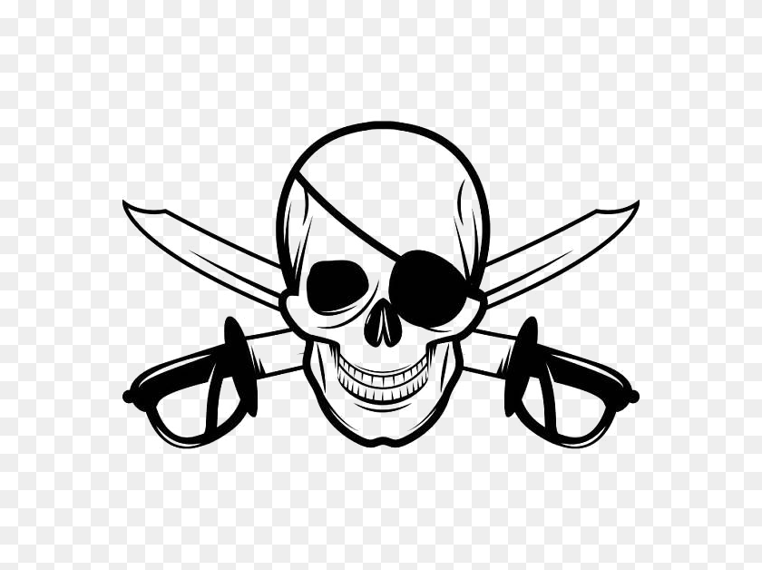 570x568 Pirate Skull Free Png Image Png Arts - Pirate Skull PNG