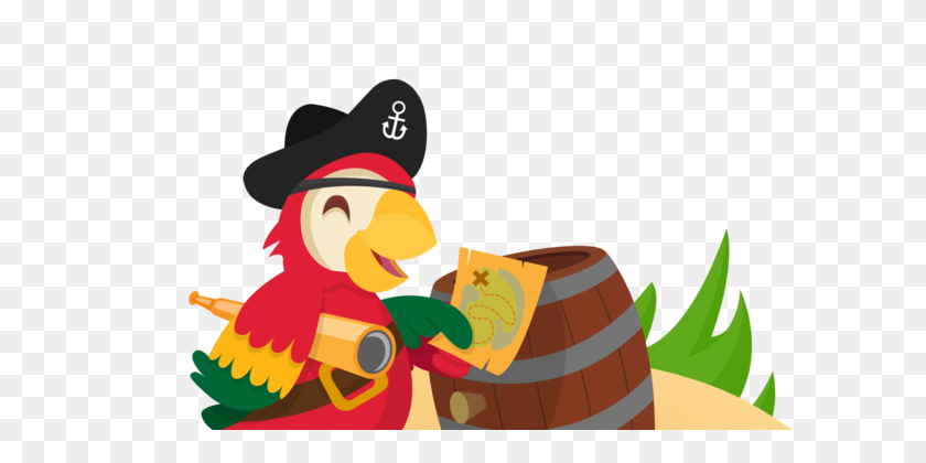 640x360 Pirates - Pirate Parrot Clipart