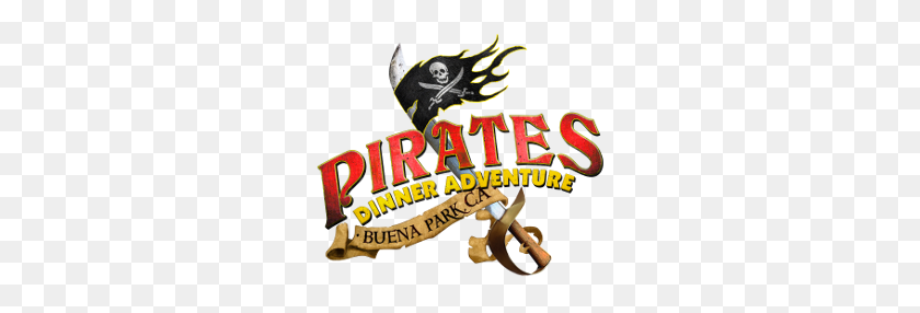 266x226 Pirate's Dinner Adventure Dinner Show Buena Park, California - Pirates Of The Caribbean Logo PNG