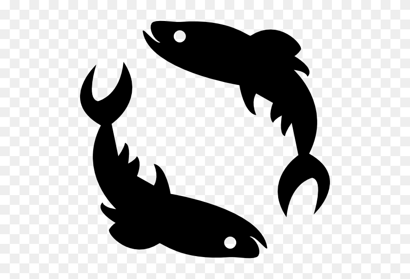 512x512 Знак Зодиака Рыбы - Рыбы Png