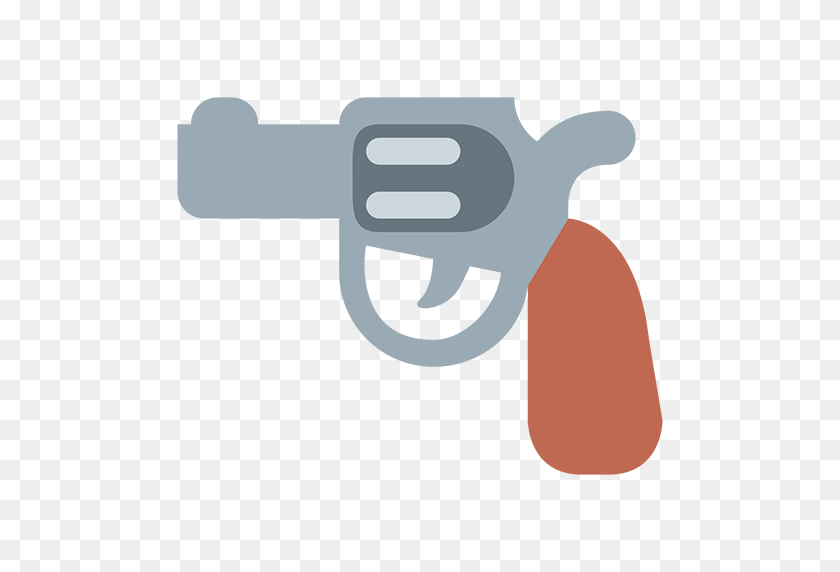 512x512 Pistol Emoji For Facebook, Email Sms Id - Gun Emoji PNG