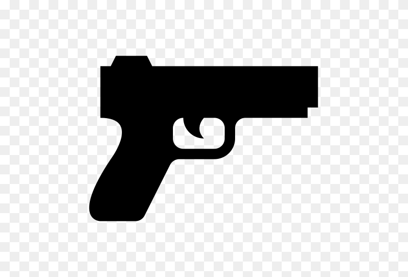512x512 Pistol, Mm Pistol, Firearm Icon With Png And Vector Format - Handgun PNG