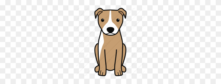 260x260 Pit Bull Terrier Clipart - Scottie Dog Clipart