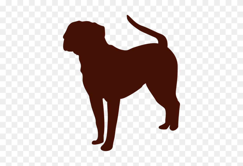 512x512 Pitbull Silhouette Png, Black Dog Silhouette Png Icon Free - Dog Silhouette PNG