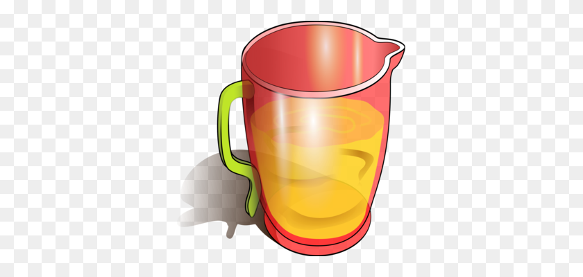 329x340 Pitcher Jug Glass Cup Water - Cup Of Water Clipart