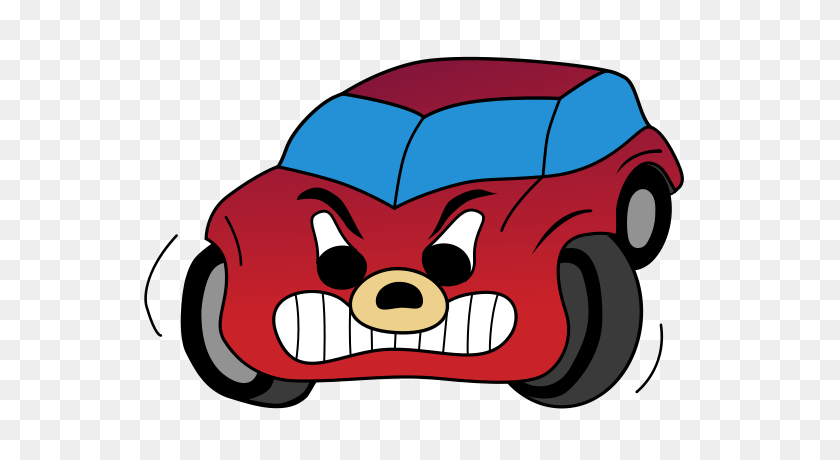 600x400 Pitons Clipart Angry - Красный Автомобиль Клипарт