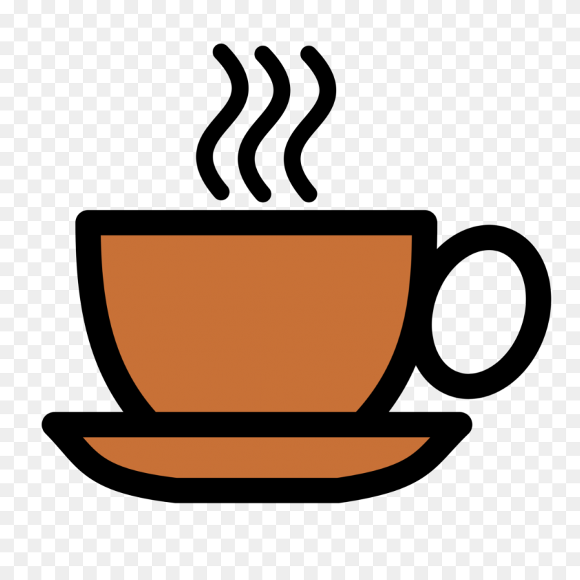 1024x1024 Значок Чашки Кофе Питр Картинки - Чашка Чая И Блюдце Клипарт