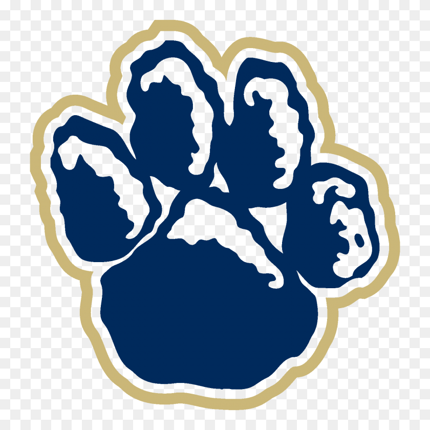 1500x1500 Pitt Gbg Athletics On Twitter Here Is A List Of All The Games - Panther Paw Clipart