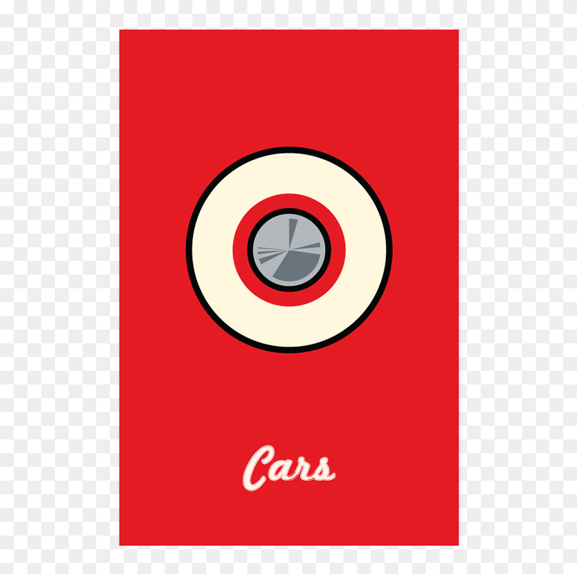 600x776 Carteles De Películas Minimalistas De Pixar En Behance Cars - Cartel De Película Png