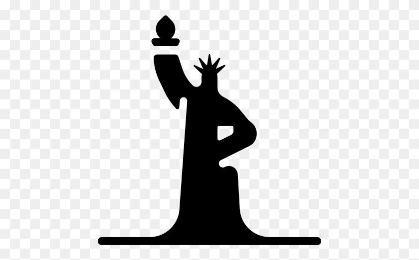 449x463 Pixel - Statue Of Liberty Clipart Black And White