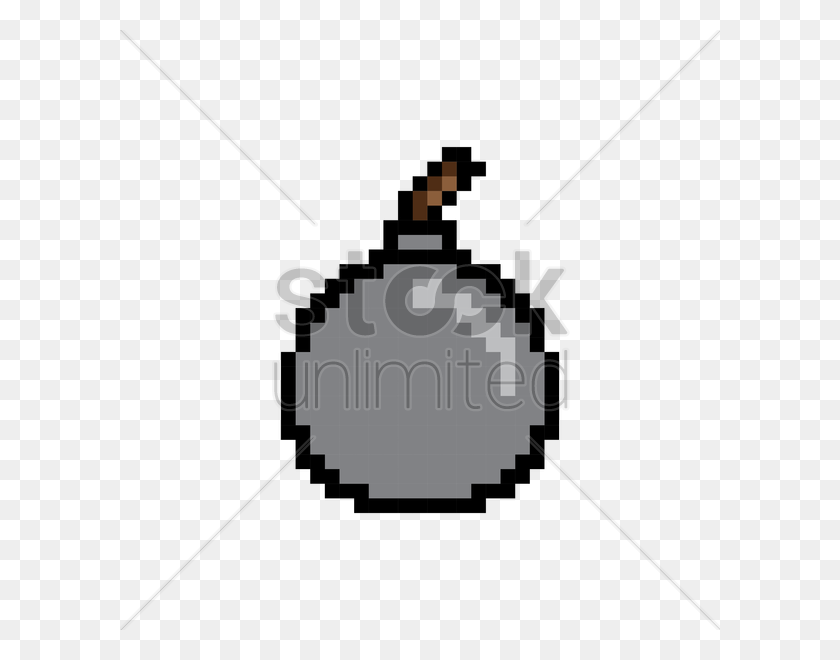 600x600 Pixel Art Cannonball Imagen Vectorial - Cannonball Clipart