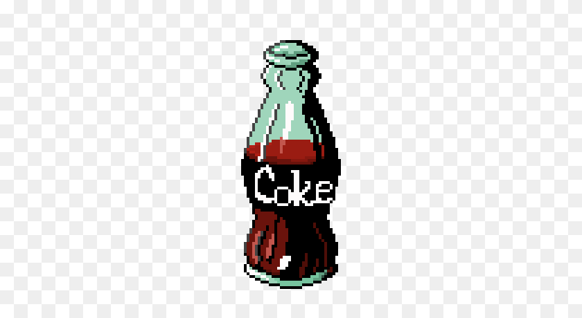400x400 Бутылка Колы В Стиле Пиксель-Арт! Бутылка Кокаколы Кока-Колы Стеклянная Бутылка Сода Кока-Кола - Бутылка Кока-Колы Png