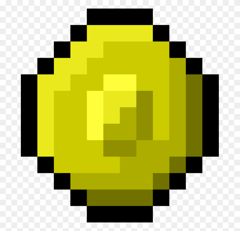 693x750 Пиксель Арт Золотая Монета Золотая Монета Компьютерные Иконки - Пиксельный Клипарт