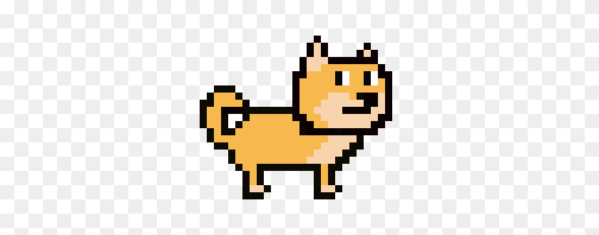 320x270 Pixel Doge Pixel Art Maker - Doge Png