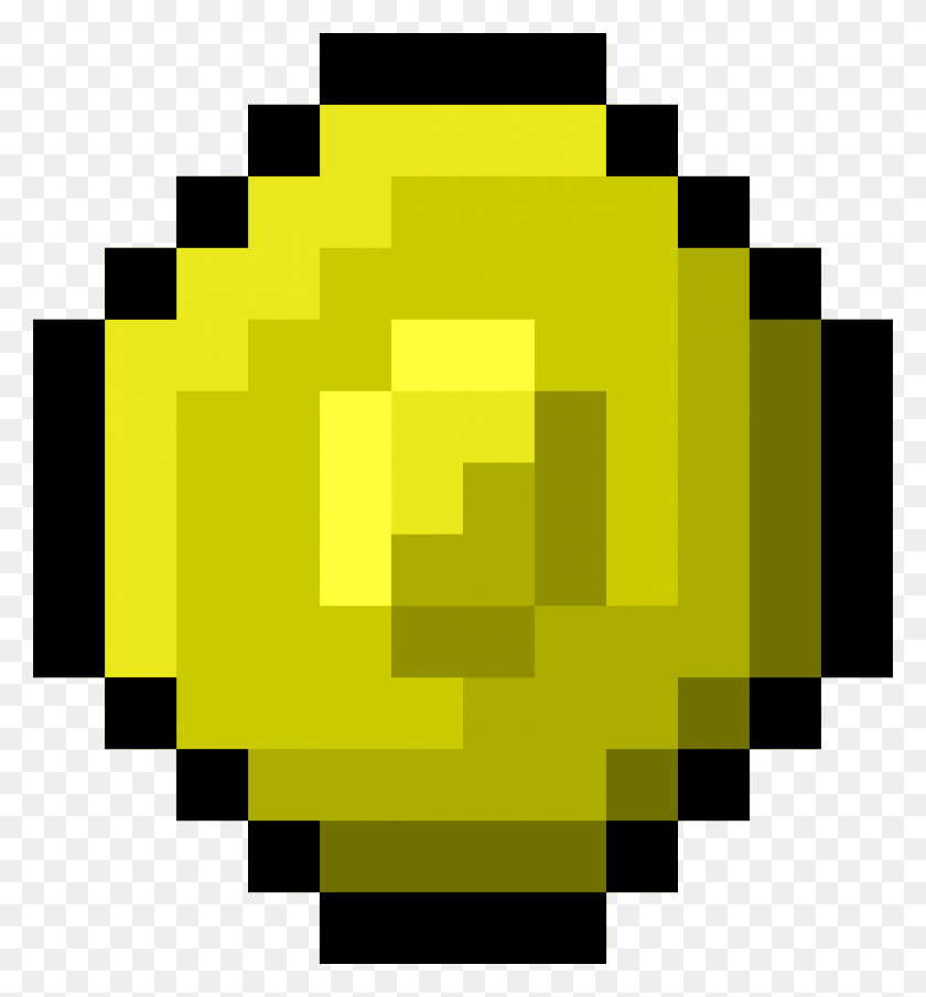 2216x2400 Pixel Gold Cons Png - Pixel Coin PNG
