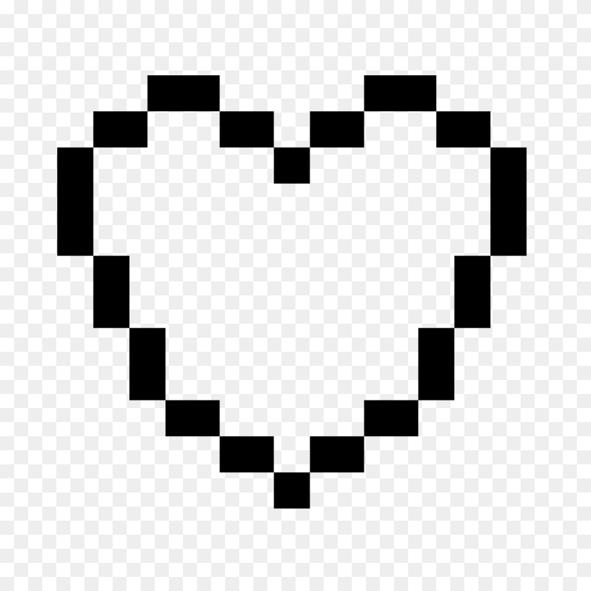 1600x1600 Pixel Heart Icon - Pixel Heart PNG