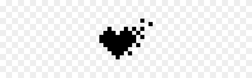 200x200 Пиксельное Сердце Иконы Существительное Проект - Пиксельное Сердце Png