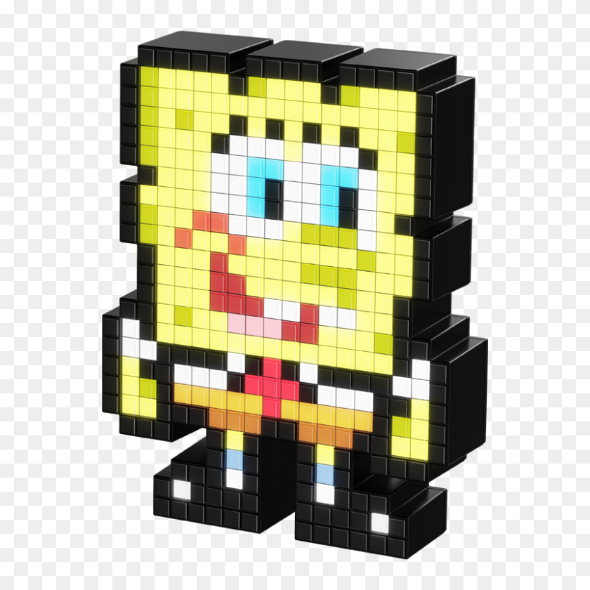800x800 Pixel Pals - Spongebob Characters PNG