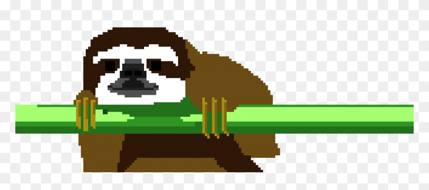 1640x660 Pixel Sloth Pixel Art Maker - Sloth PNG