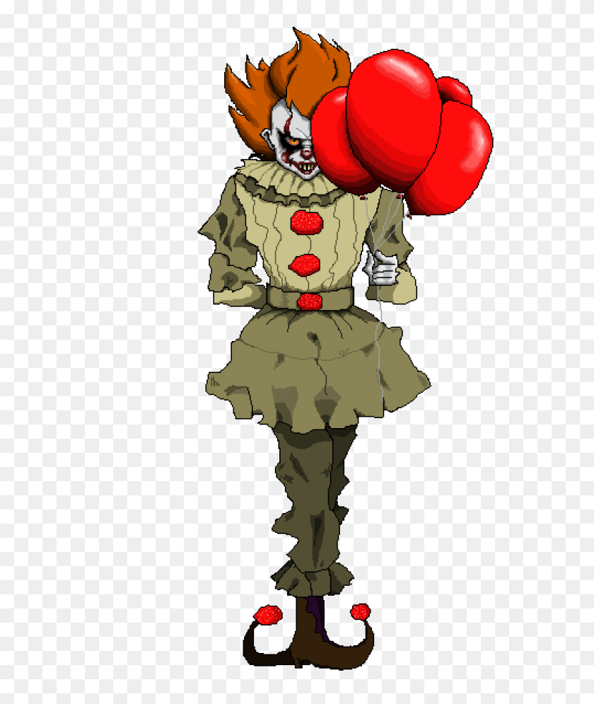 1000x1200 Pixilart - Pennywise PNG