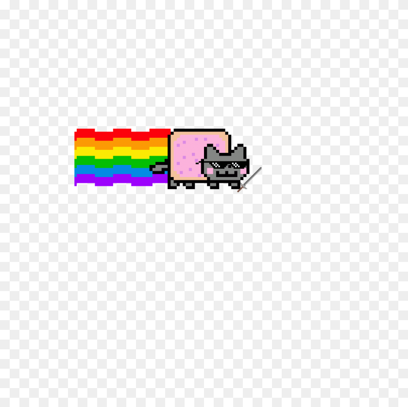 1000x1000 Pixilart - Nyan Cat PNG