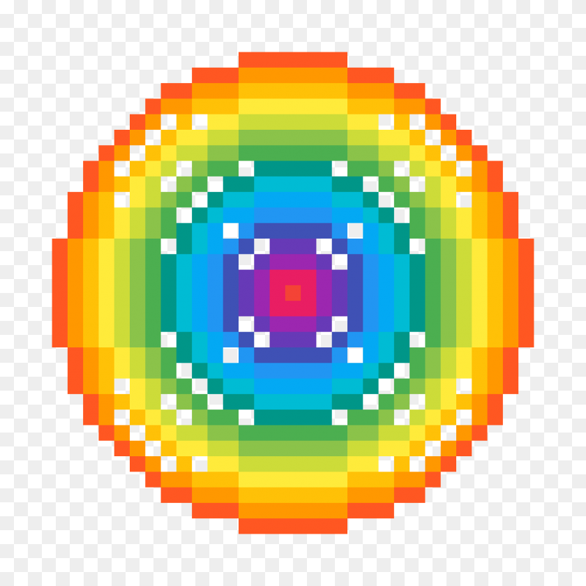 1190x1190 Pixilart - Rainbow Circle PNG