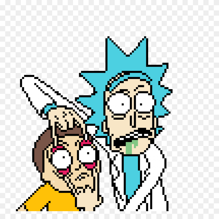 1200x1200 Pixilart - Rick And Morty Clipart