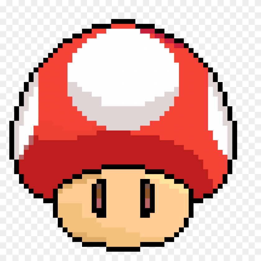 1200x1200 Pixilart - Mario Mushroom PNG