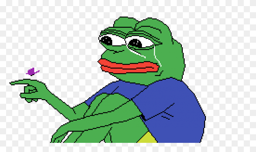 Smug Anime Pepe  Smug Frog Know Your Meme Sad Pepe  PNG 