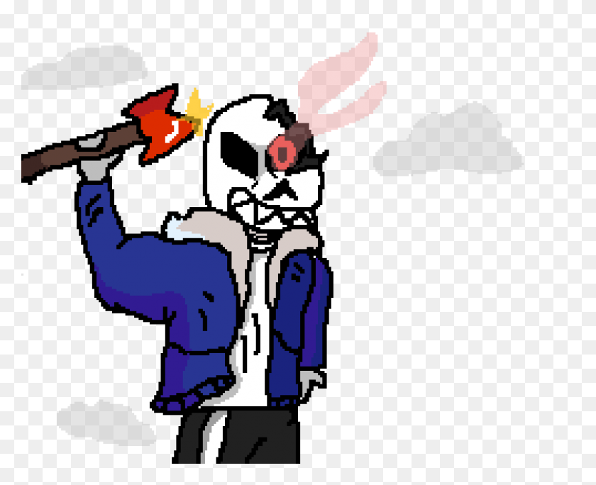 1000x800 Pixilart - Sans Png