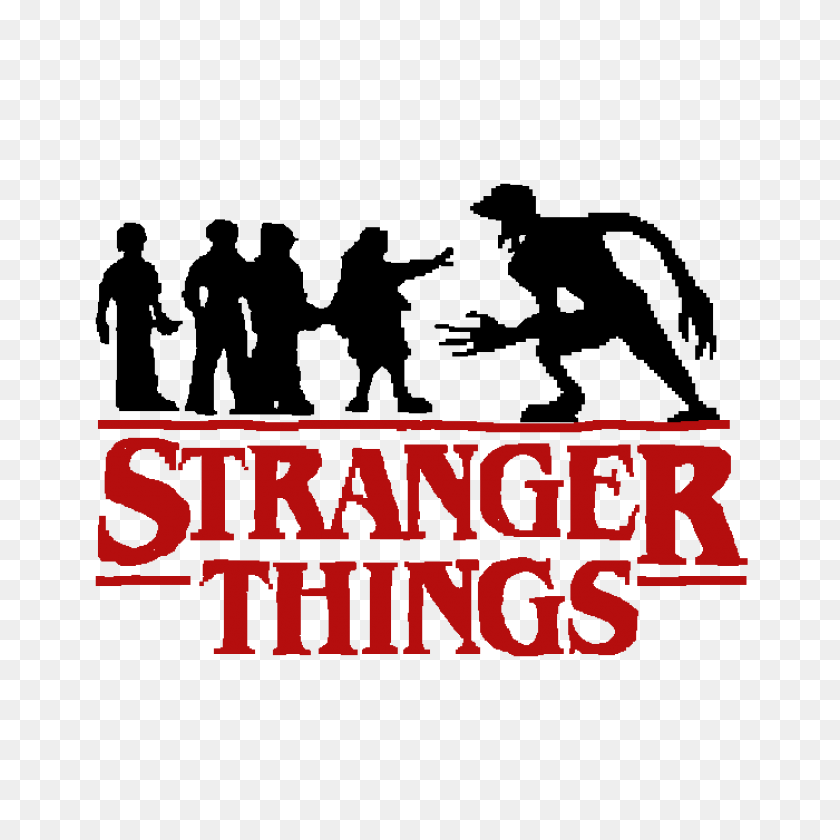1400x1400 Pixilart - Stranger Things Logo PNG