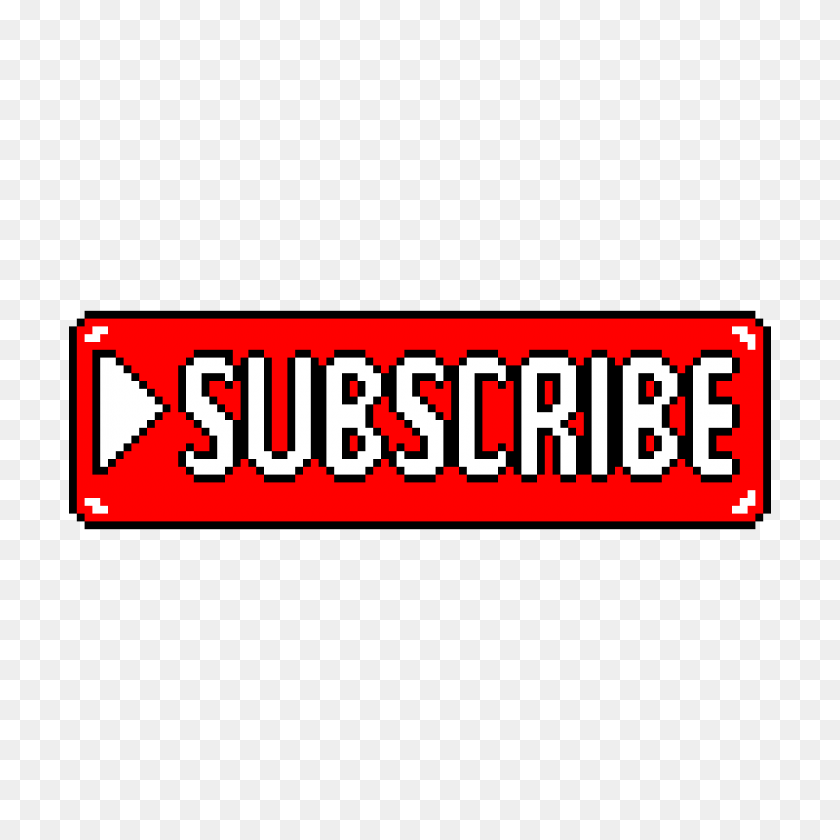 1200x1200 Pixilart - Subscribe Button PNG