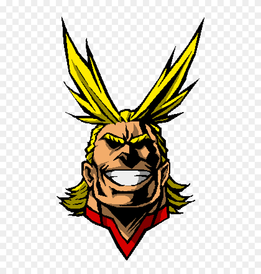 500x820 Pixilart - All Might PNG