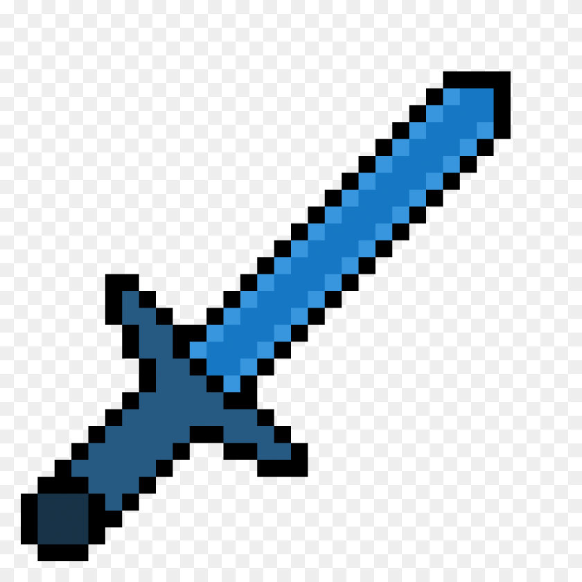 1184x1184 Pixilart - Minecraft Sword PNG