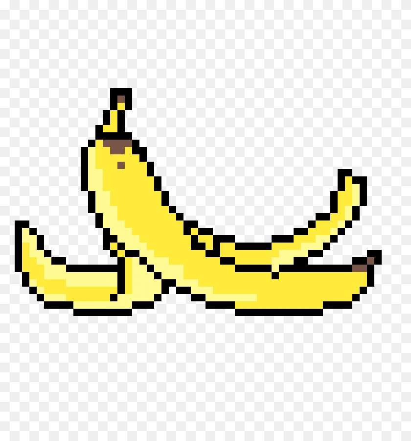 1092x1176 Pixilart - Banana Peel Clipart