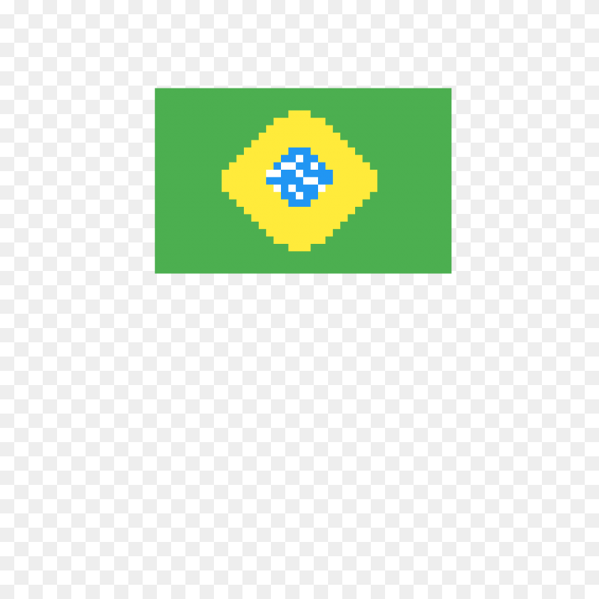 1200x1200 Pixilart - Флаг Бразилии Png