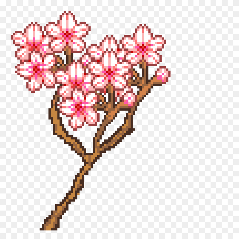 Pixilart - Cherry Blossom Tree PNG - FlyClipart