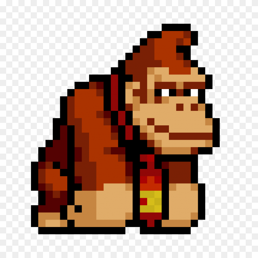 1188x1188 Pixilart - Donkey Kong Clipart